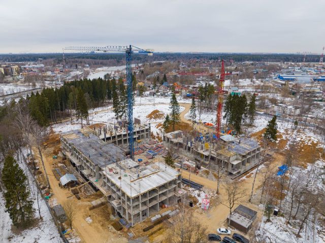 Отчет о строительстве Смарт квартала Лесная Отрада 2-очередь - январь