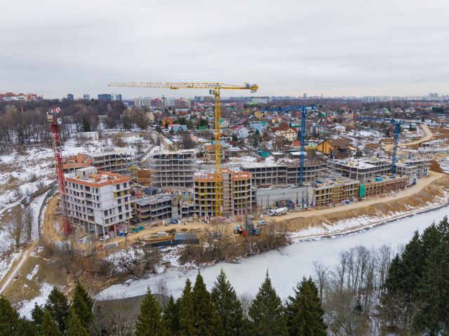 Январский отчет о строительстве Прайм квартала Отрада на реке