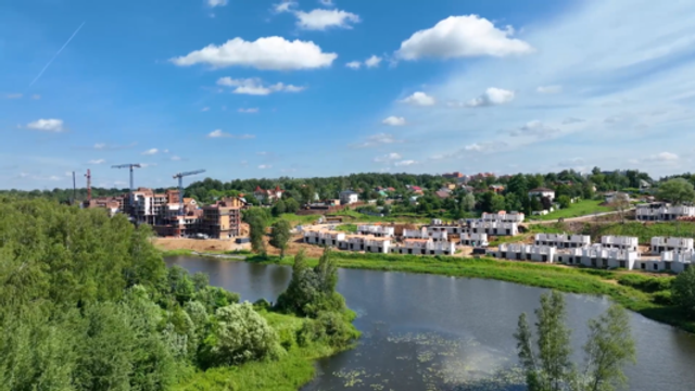 Июньский отчет о ходе строительства Прайм квартала Отрада на реке