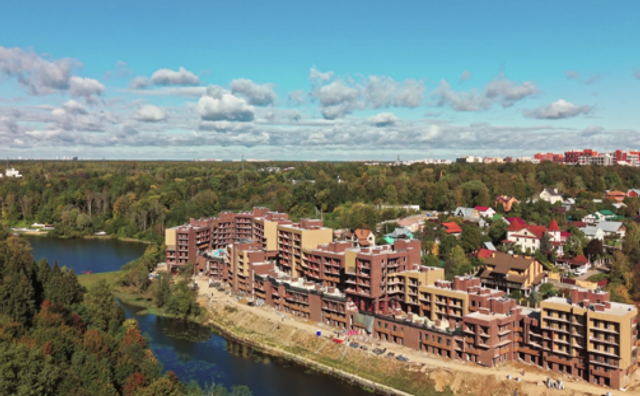 Сентябрьский отчет о ходе строительства Прайм квартала Отрада на реке